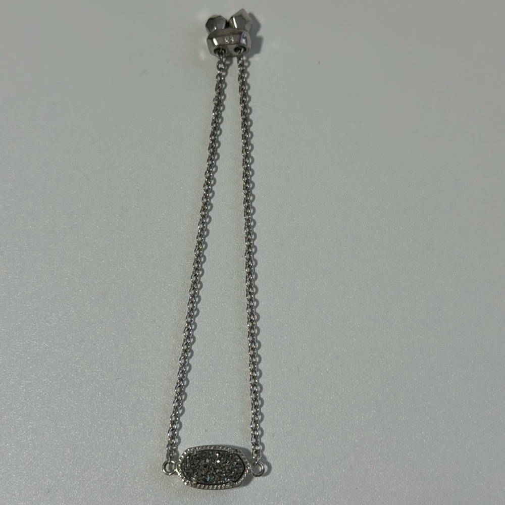 Kendra Scott Silver Drusy Elaina Bracelet